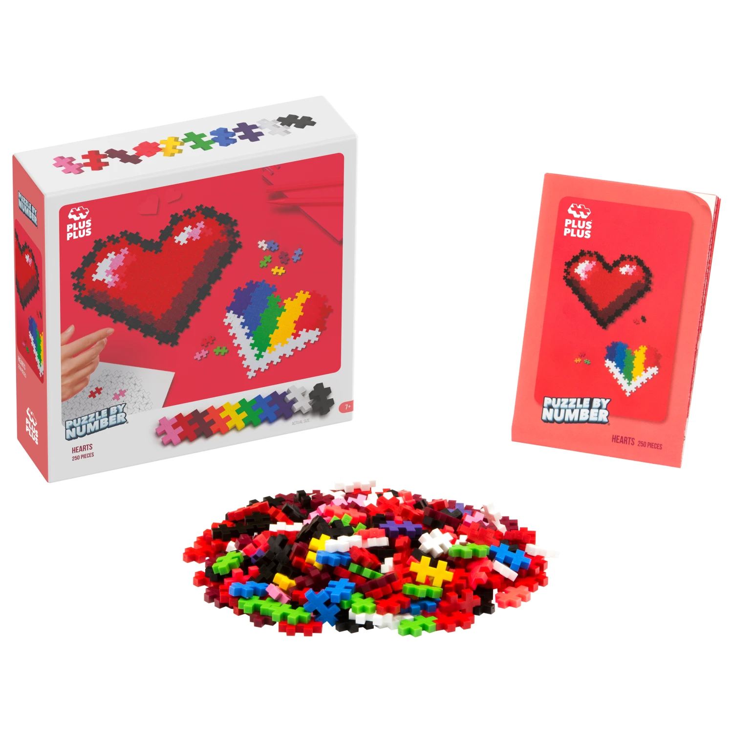 Puzzle by Number - 250 pc Hearts Valentine's Day