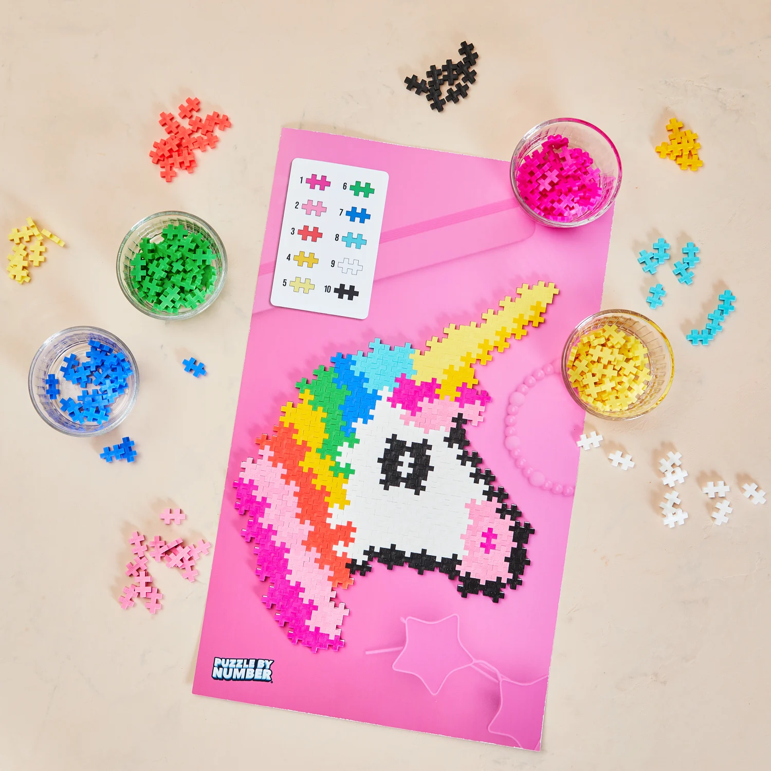 Puzzle by Number - 250 pc Unicorn