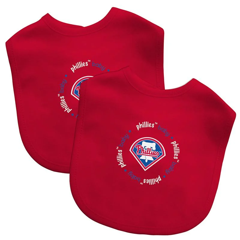 Philadelphia Phillies MLB Baby Bibs 2-Pack