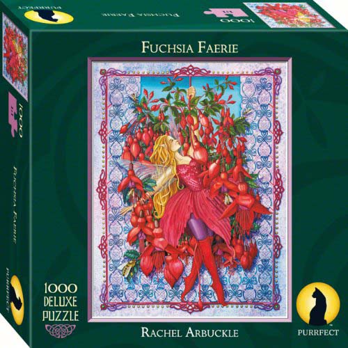 Fuchsia Faerie Fairy Jigsaw Puzzle