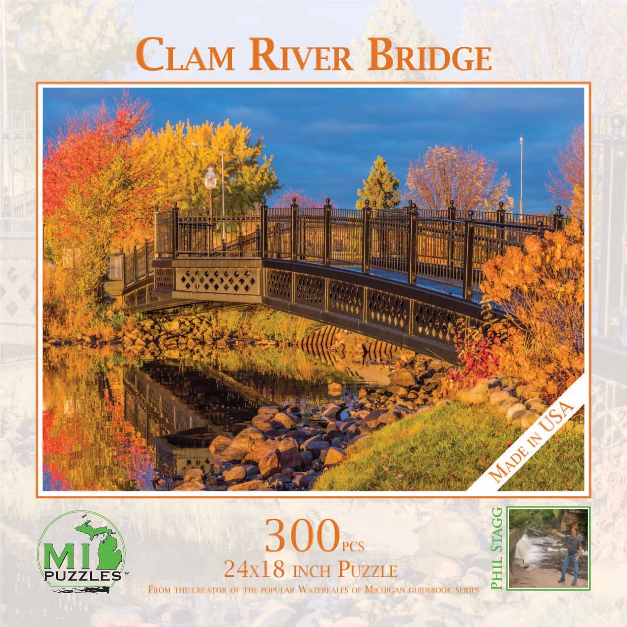 Clam River Bridge - 300 Piece Jigsaw Puzzle by MI Puzzles | Serious Puzzles