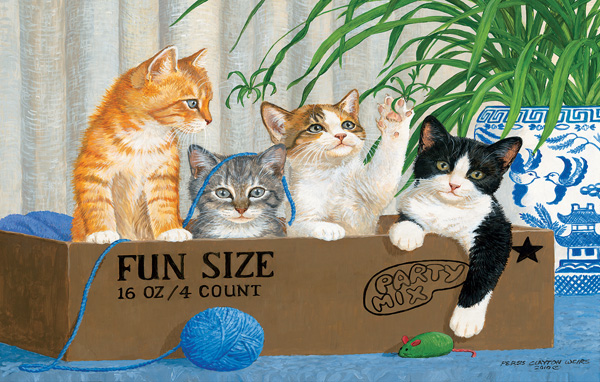 Party Mix Cats Jigsaw Puzzle
