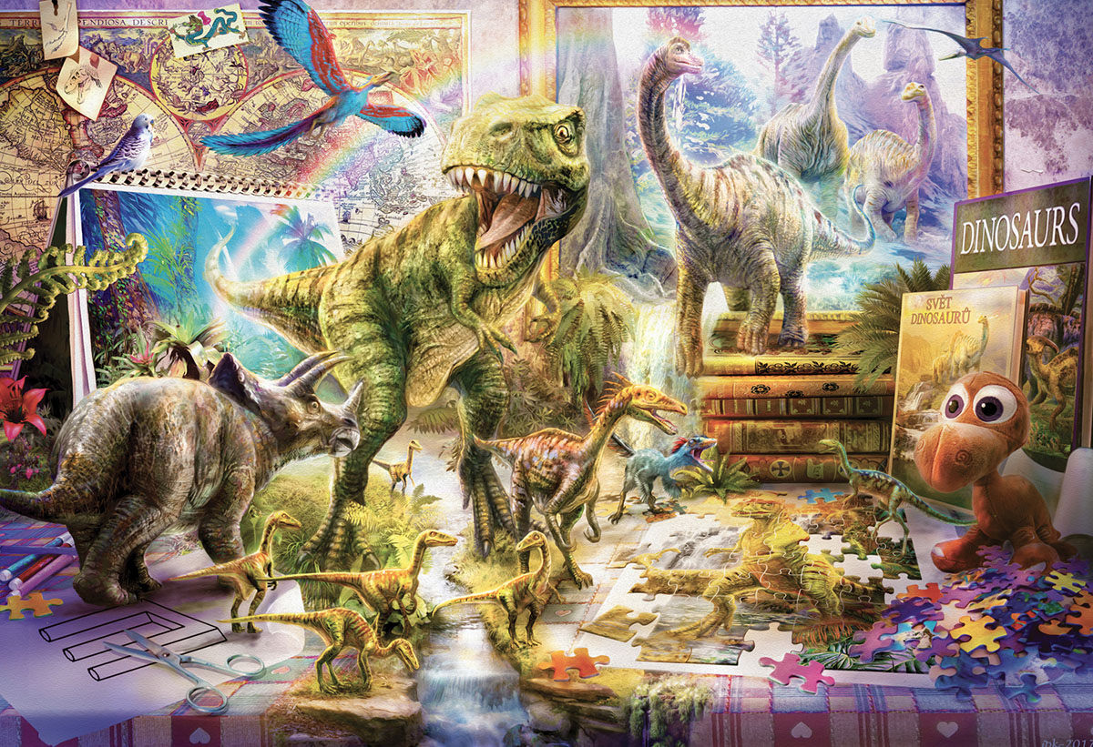 Dinosaurs Come to Life Dinosaurs Jigsaw Puzzle