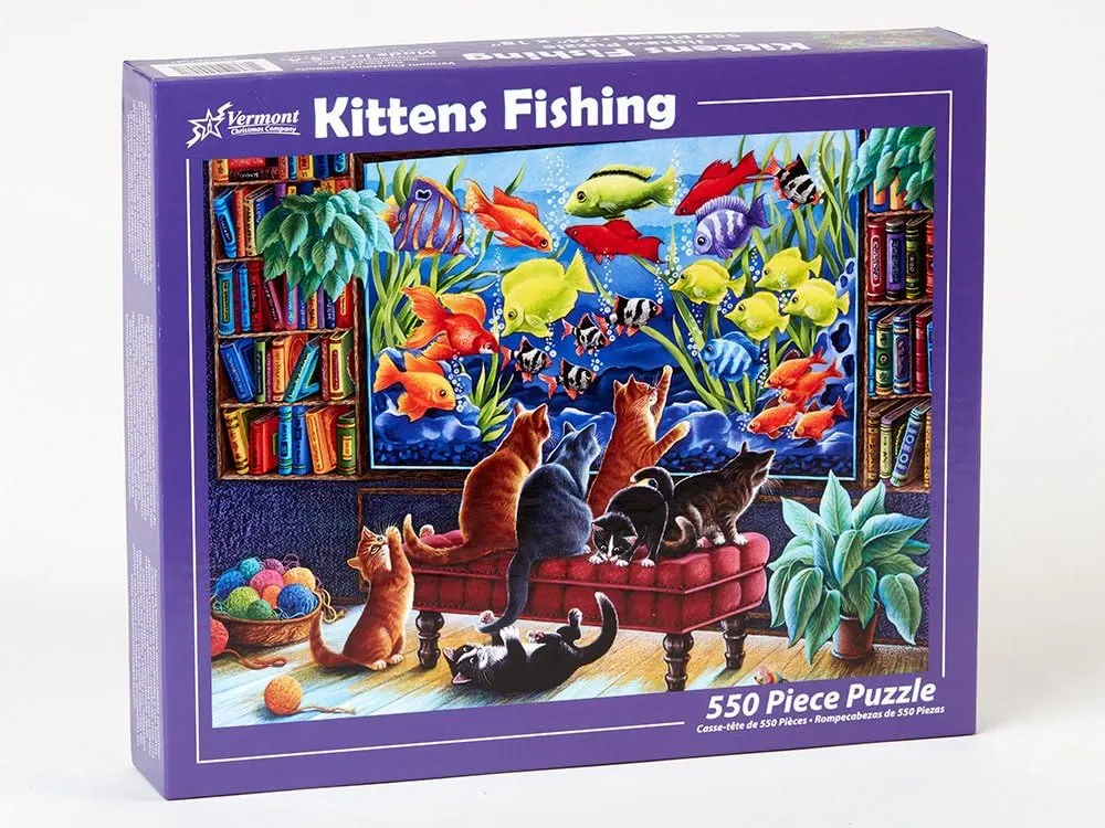 Kittens Fishing
