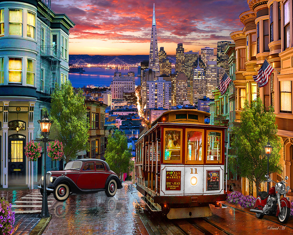 San Francisco Trolley San Francisco Jigsaw Puzzle