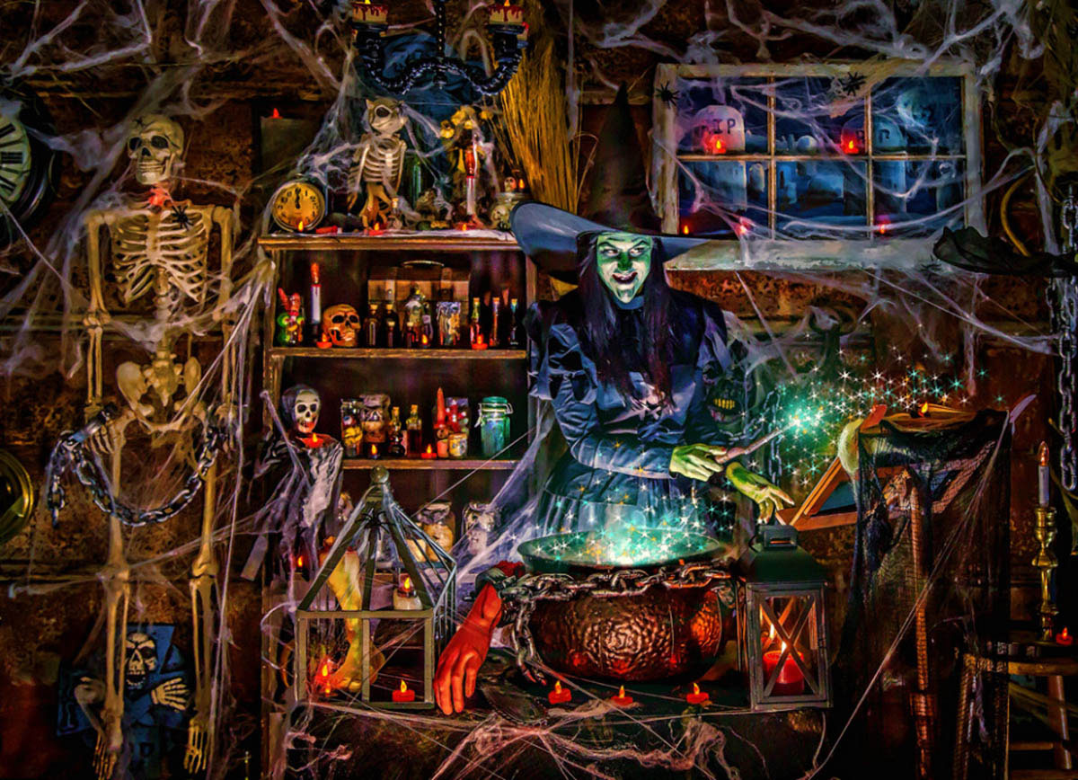 Witches Brew Halloween Jigsaw Puzzle