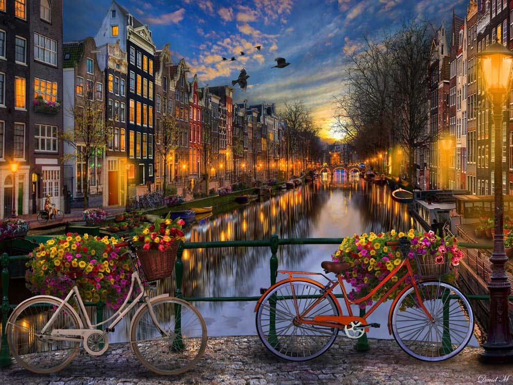 Amsterdam Aglow Sunrise & Sunset