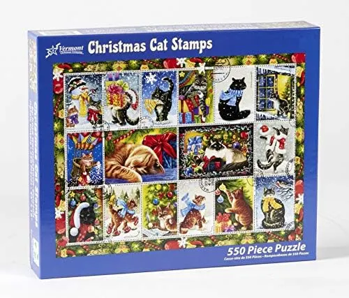 Christmas Cat Stamps
