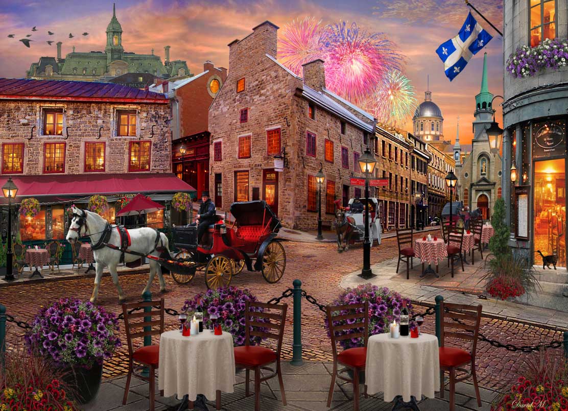 Old Montreal Canada Jigsaw Puzzle