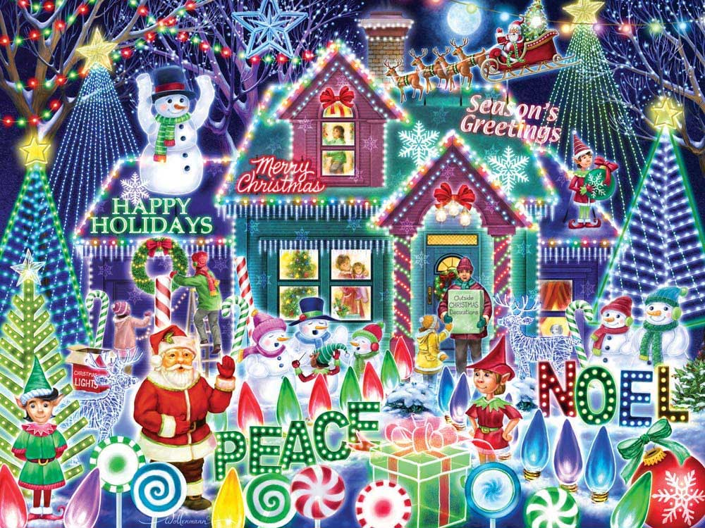 Festival of Lights Christmas Jigsaw Puzzle