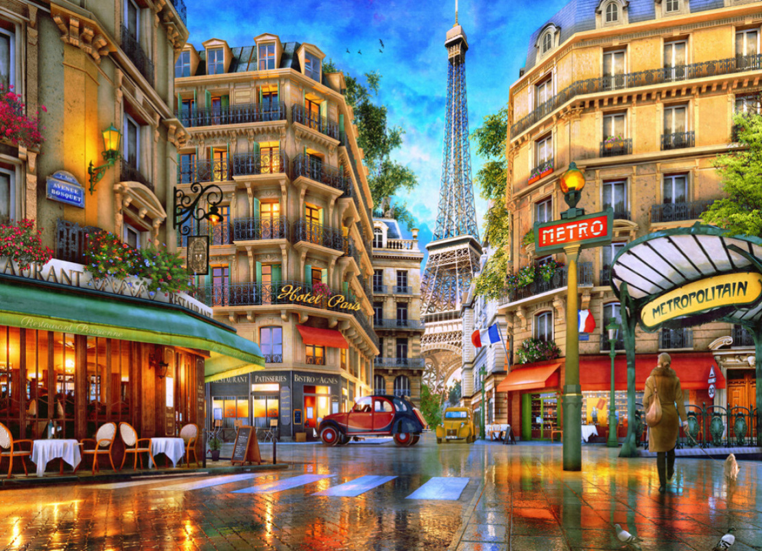 Paris Reflections Paris & France Jigsaw Puzzle