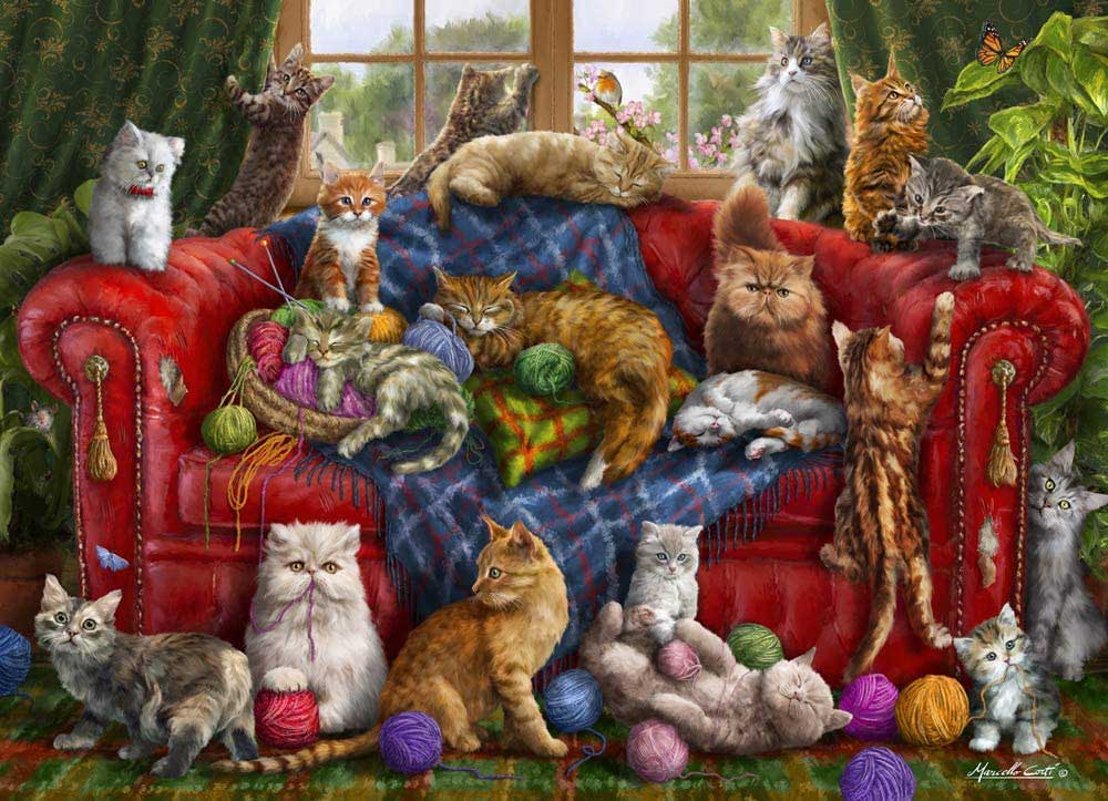 Love My Cats Cats Jigsaw Puzzle