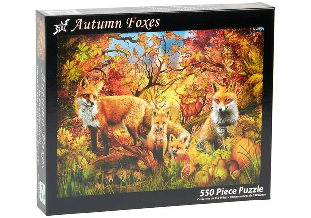 Autumn Foxes Forest Animal