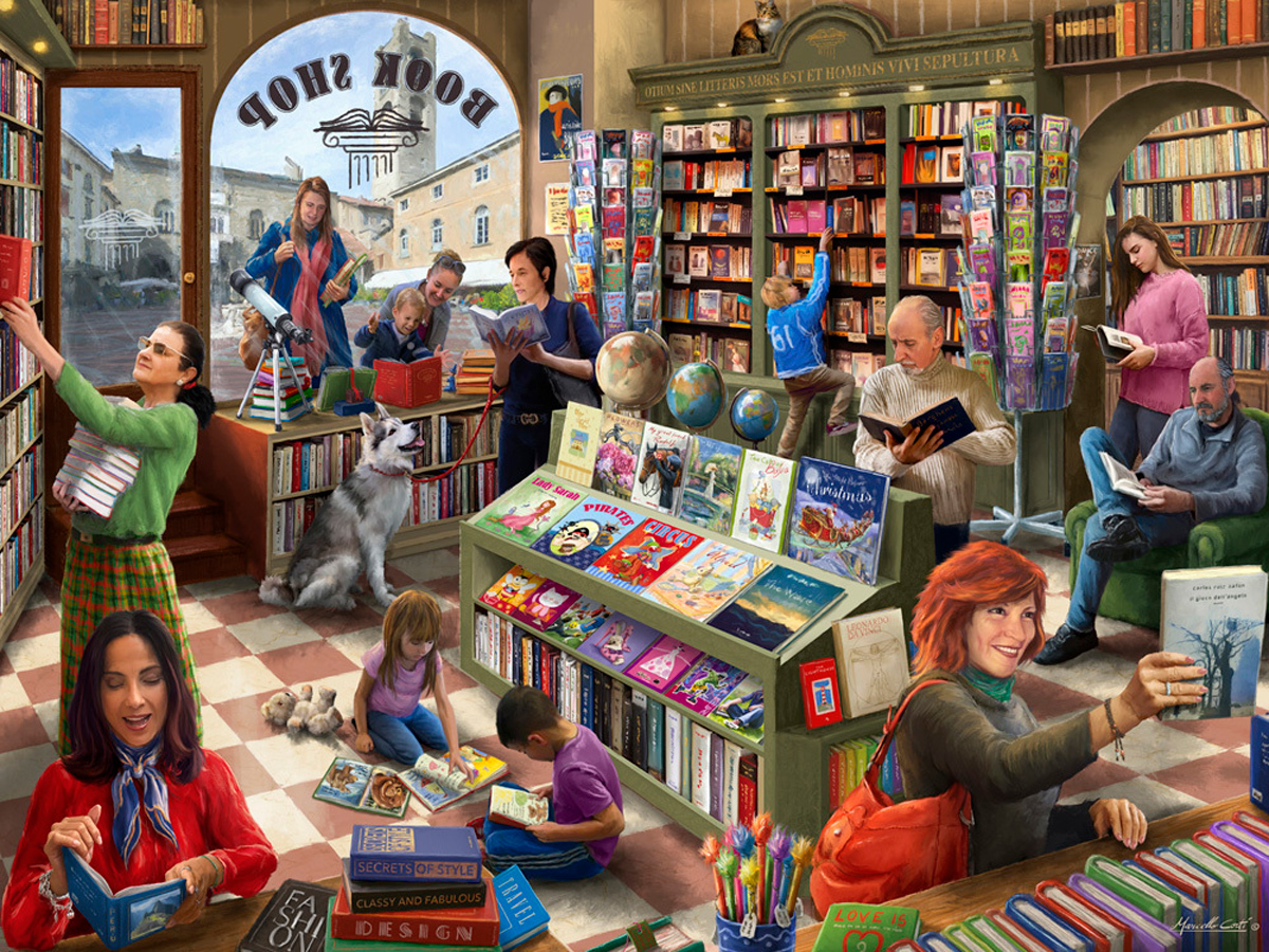 Book Shop Books & Reading Jigsaw Puzzle