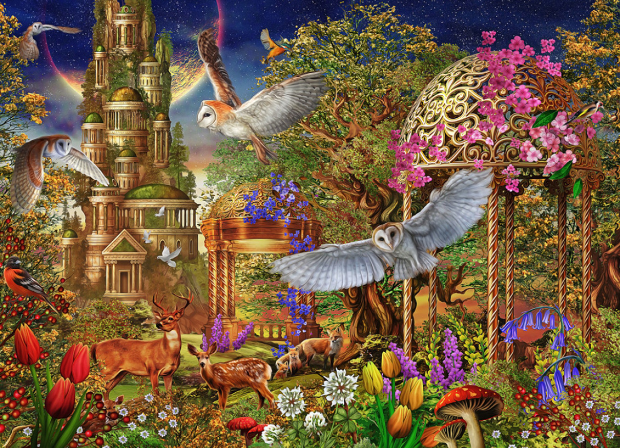 Woodland Fantasy Animals Jigsaw Puzzle