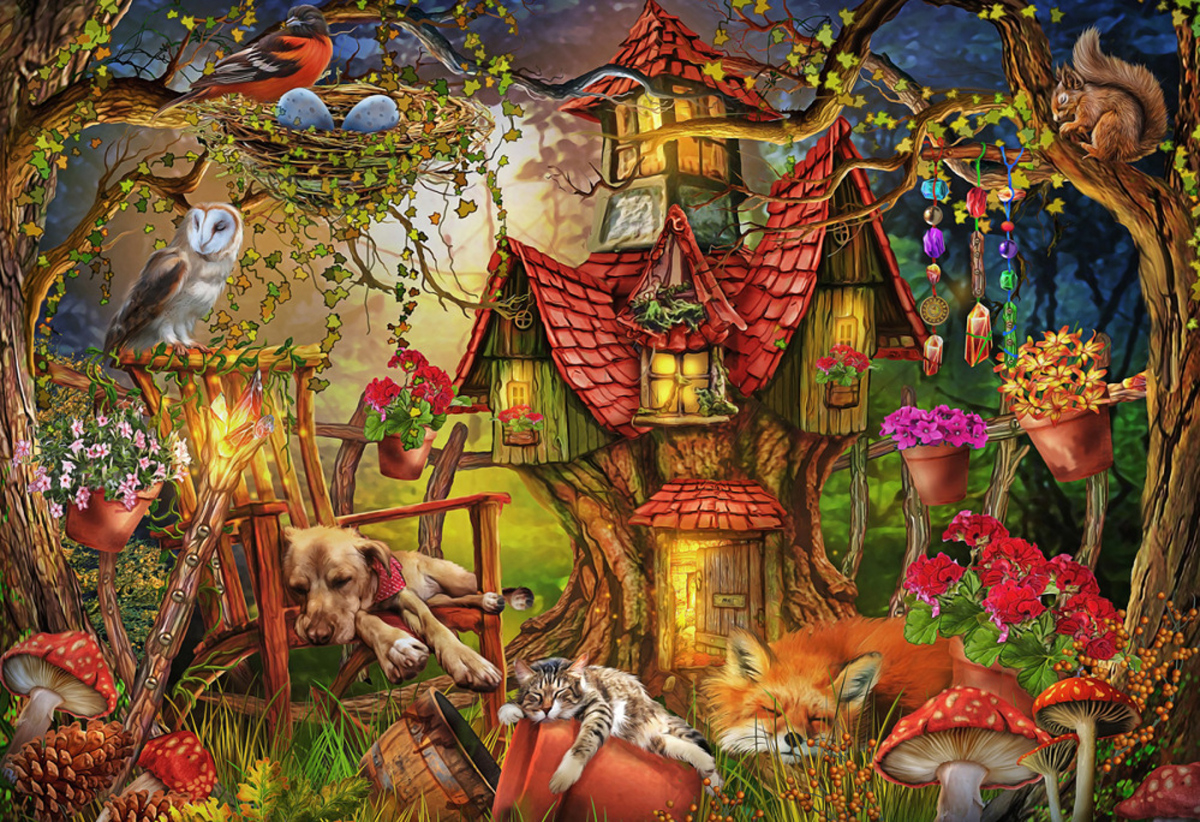 Magical Forest Forest Animal Jigsaw Puzzle