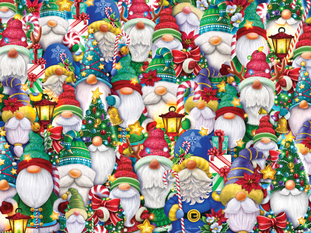 Christmas Gonks Christmas Jigsaw Puzzle