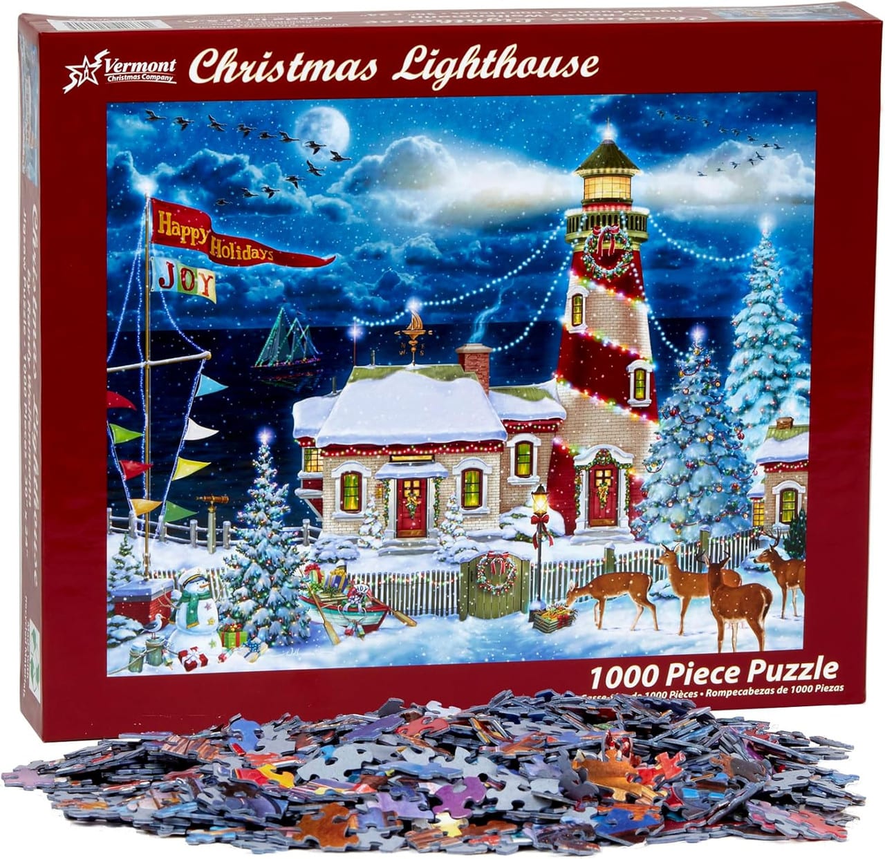 Christmas Lighthouse