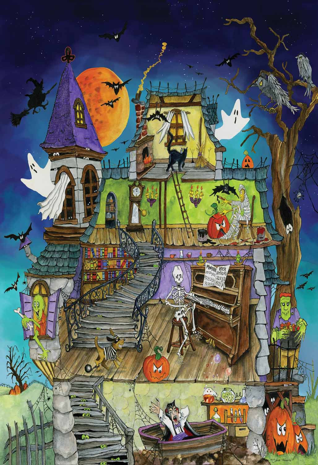 Spooky Halloween  Halloween Jigsaw Puzzle