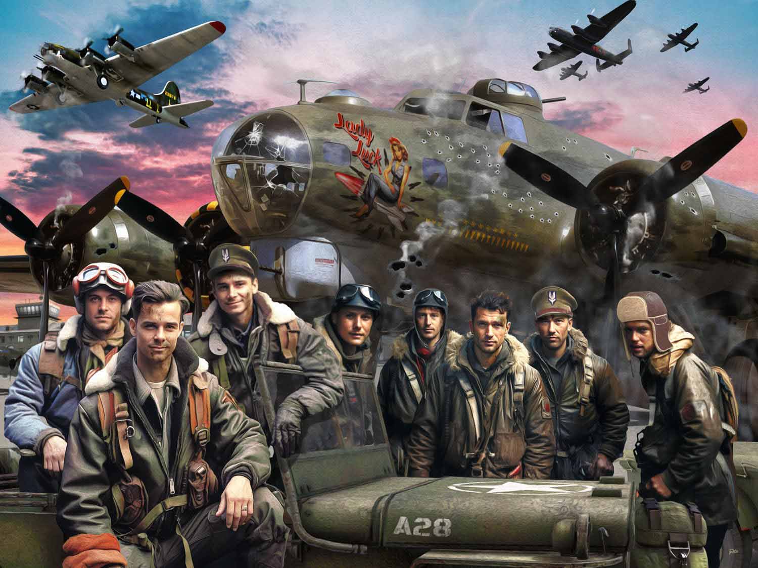 B-17 Flying Fortress  History Jigsaw Puzzle