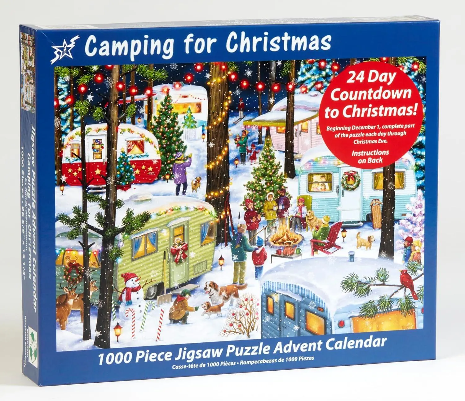 Camping for Christmas Jigsaw Puzzle Advent Calendar