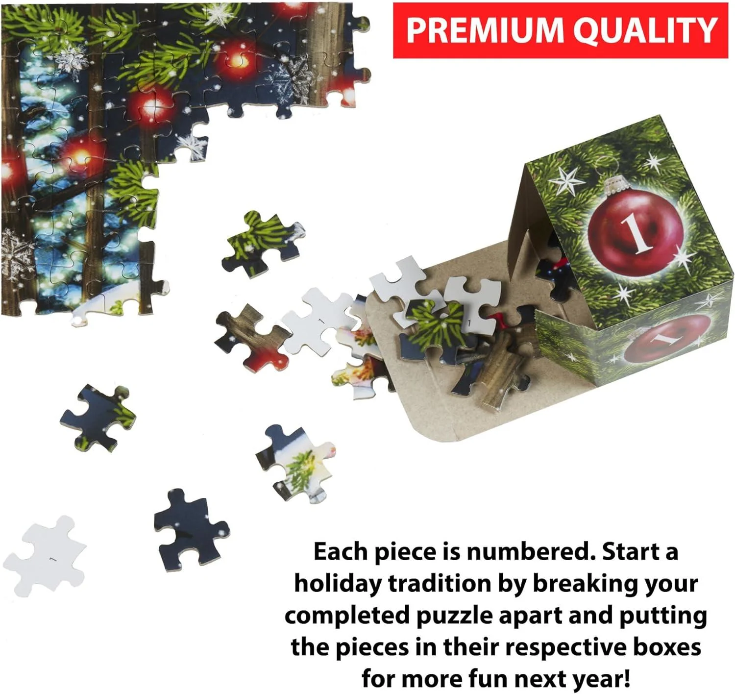 Camping for Christmas Jigsaw Puzzle Advent Calendar