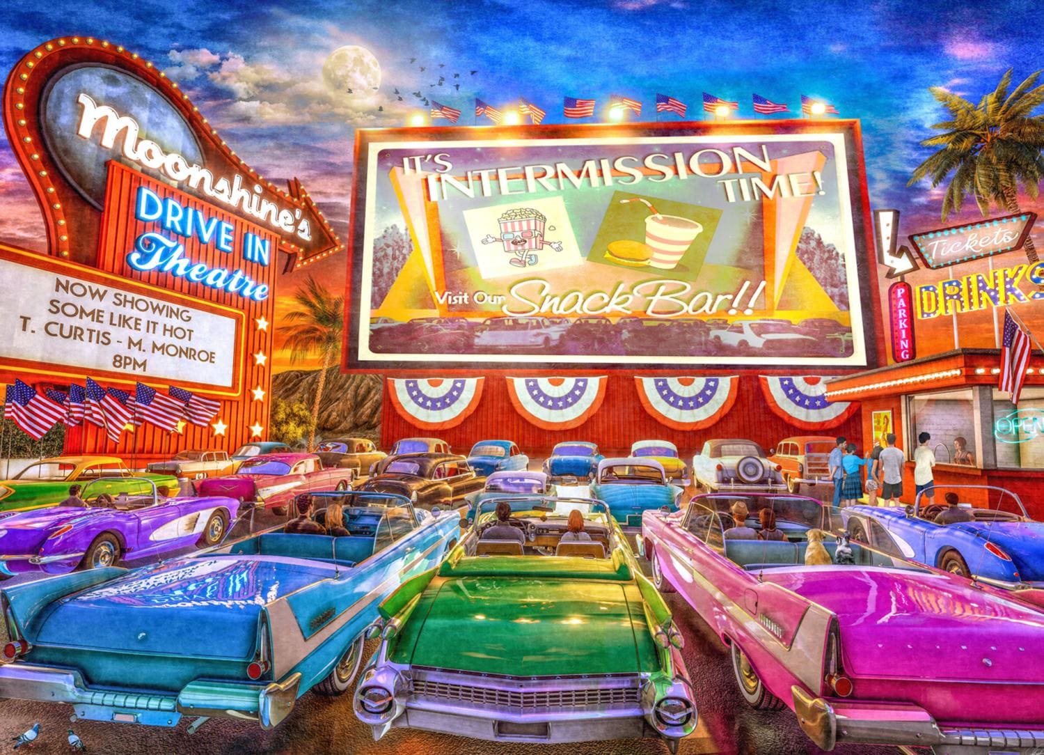 Vintage Drive-In Vehicles