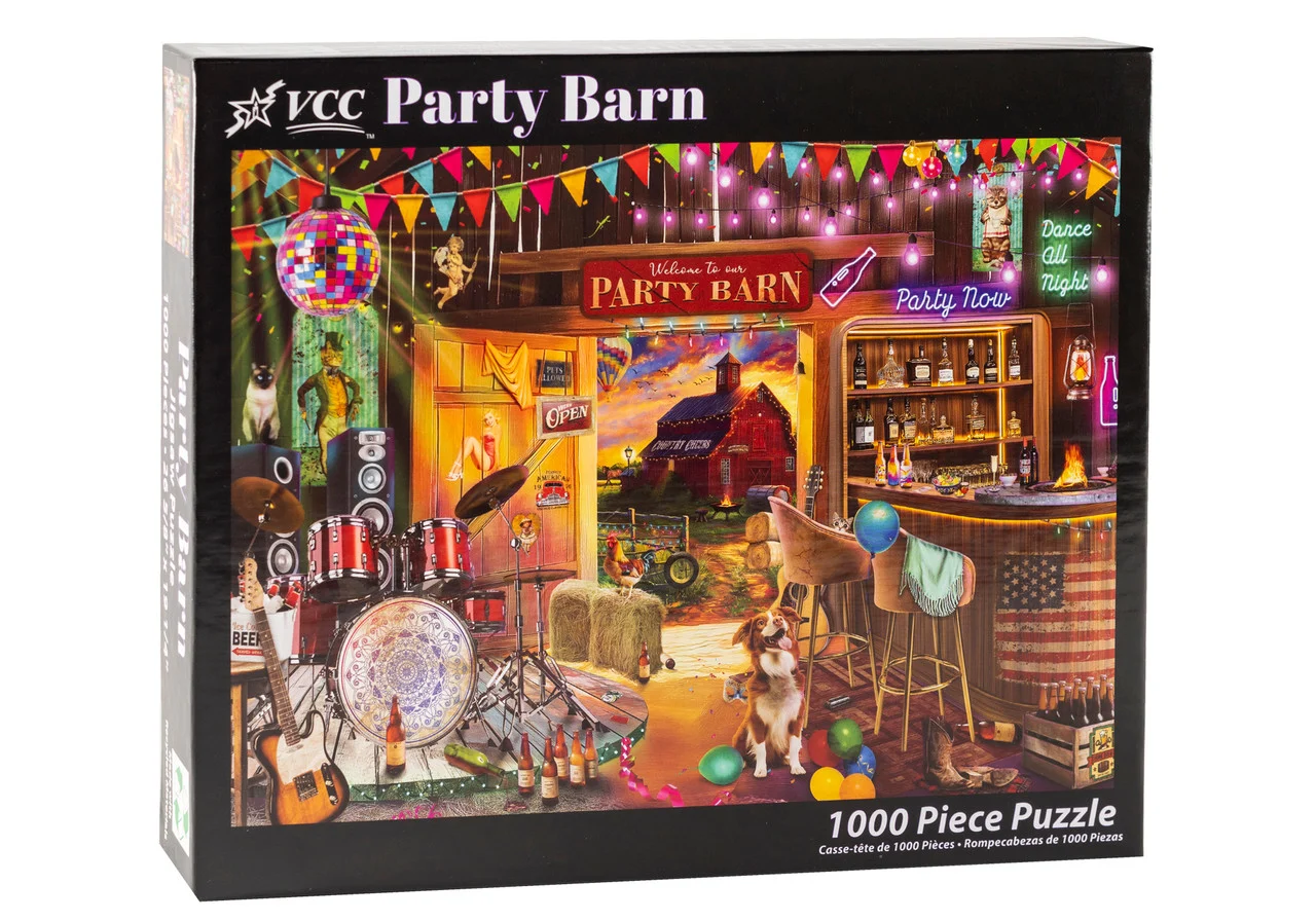 Party Barn Jigsaw Puzzle Farm