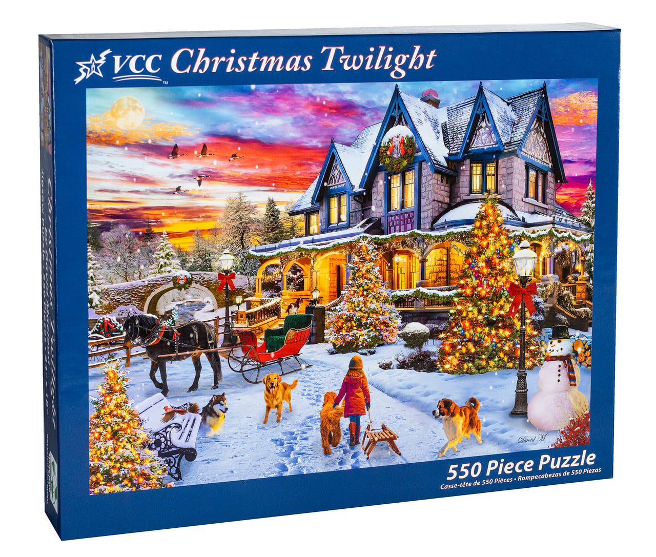 Christmas Twilight Jigsaw Puzzle Christmas