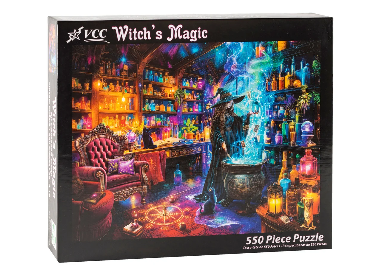 Witch's Magic Jigsaw Puzzle Halloween