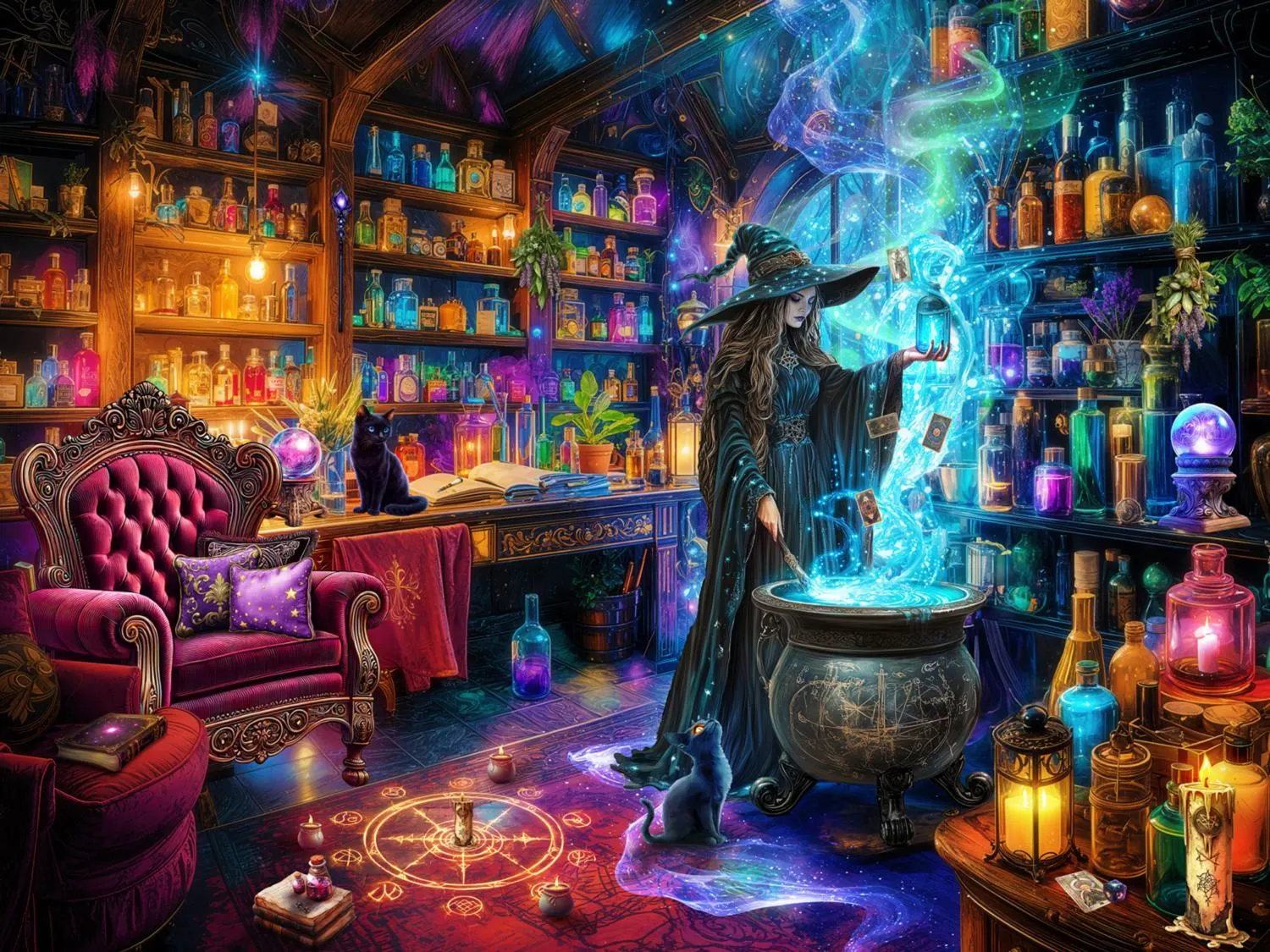 Witch's Magic Jigsaw Puzzle