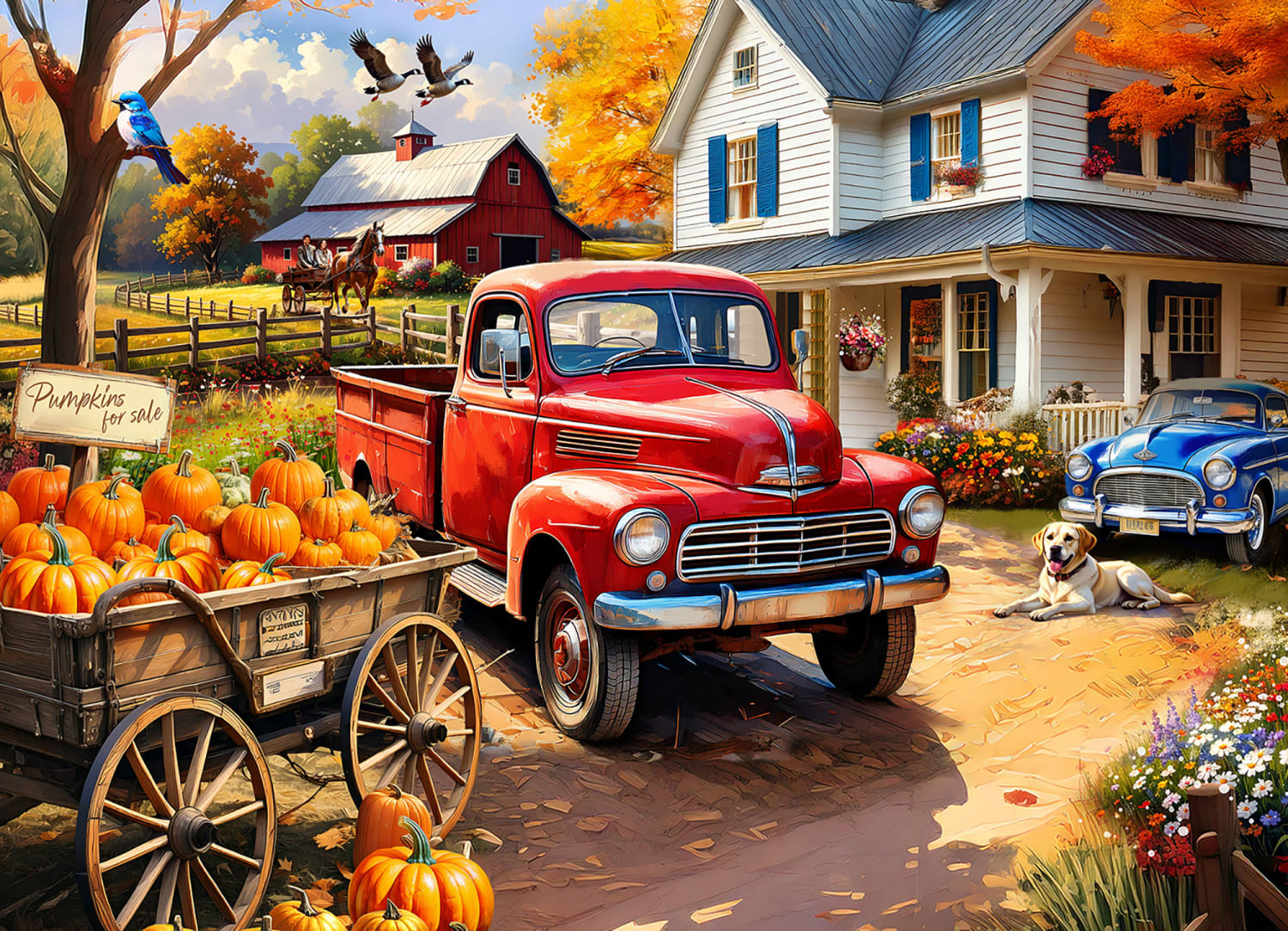 Memories of Fall Jigsaw Puzzle Fall