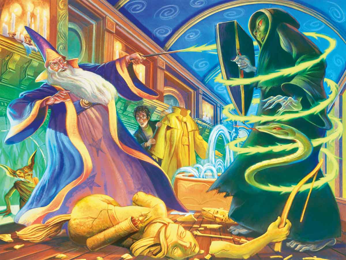 Dueling Wizards Movies & TV Jigsaw Puzzle