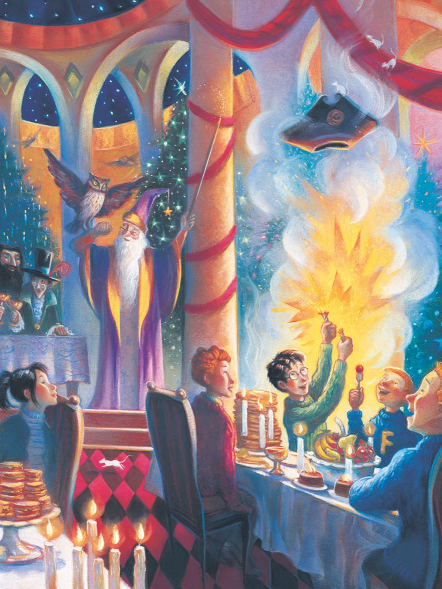 Christmas at Hogwarts Christmas Jigsaw Puzzle
