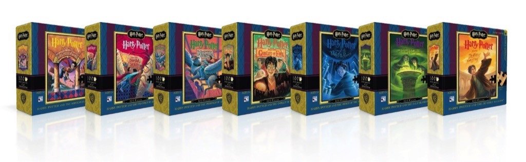 Harry Potter Mini Puzzle Collector's Set Books & Reading Jigsaw Puzzle