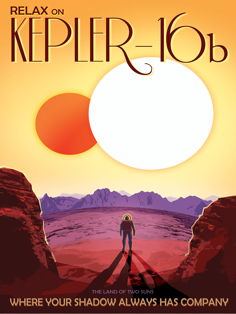 Relax on Kepler-16b Jigsaw Puzzle