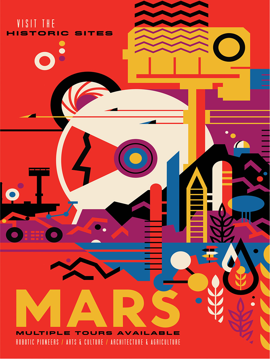 Visit Mars Space Jigsaw Puzzle