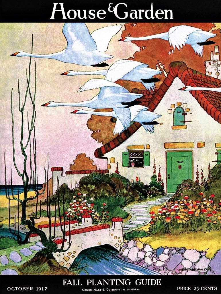 Swan Cottage Landscape Jigsaw Puzzle