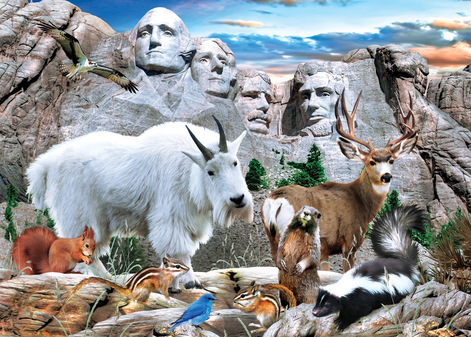 Mount Rushmore Animals