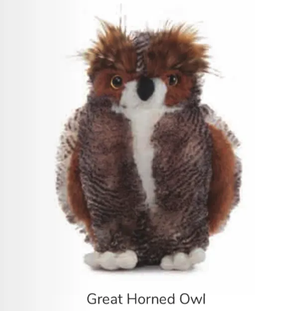 Great Horned Owl - Wild Onez 9"