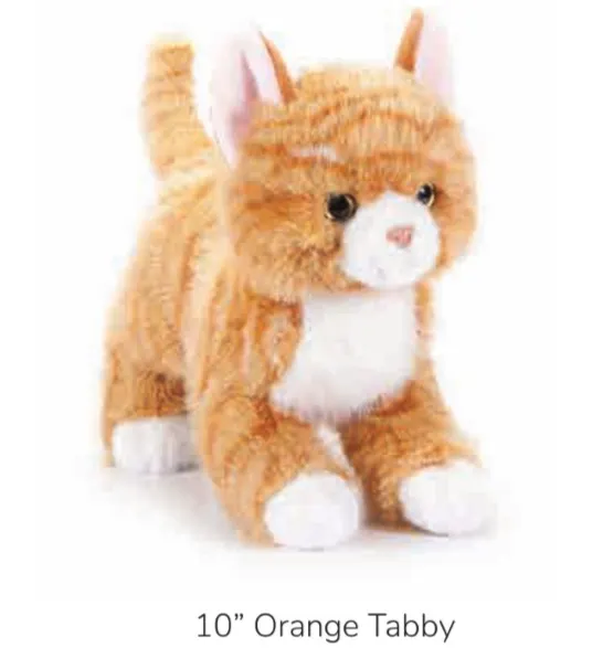 Cat, Orange Tabby 10"