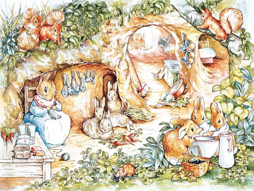 Home Sweet Burrow Forest Animal