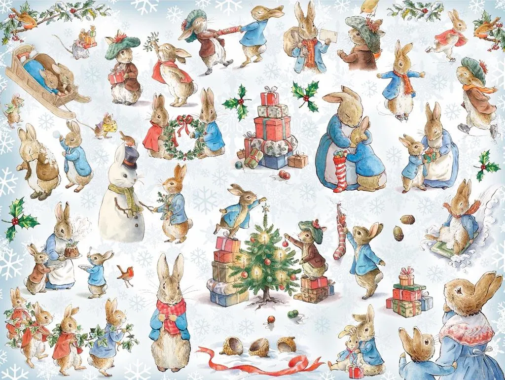 Peter Rabbit's Winter Memories Collage