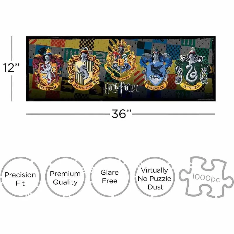 Harry Potter - Crests Slim Puzzle