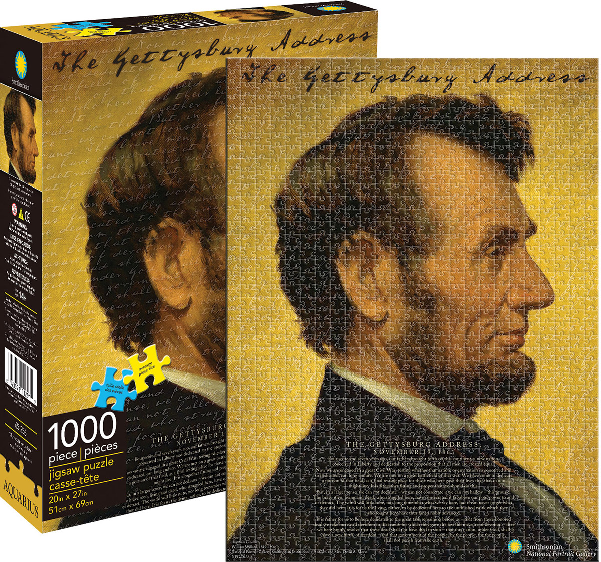 Smithsonian Lincoln Famous People Jigsaw Puzzle