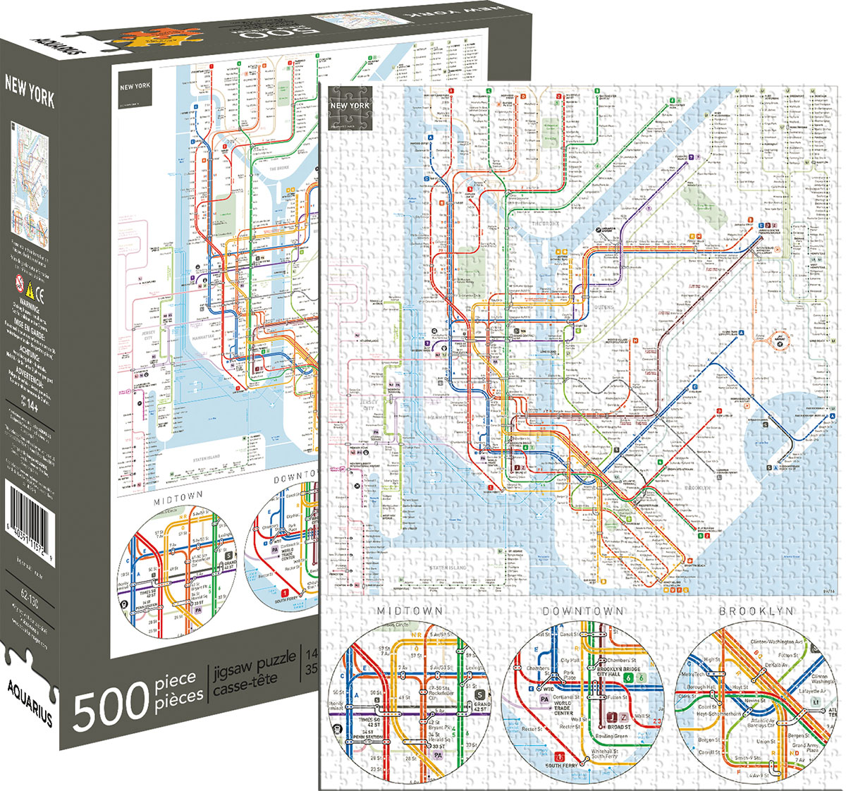 New York Subway Maps & Geography Jigsaw Puzzle