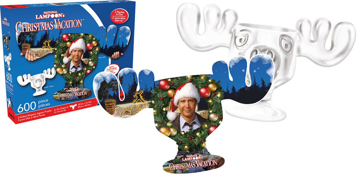 Christmas Vacation Movies & TV Shaped Puzzle