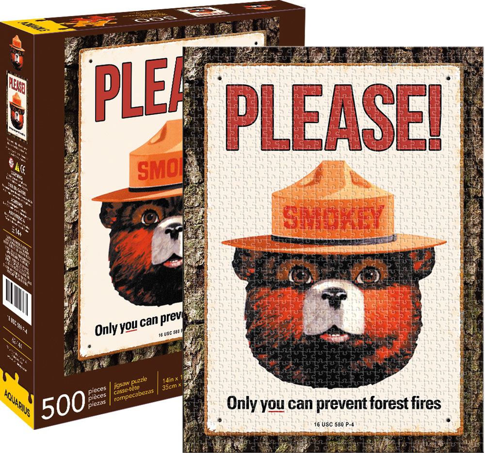 Smokey Bear Nostalgic & Retro Jigsaw Puzzle