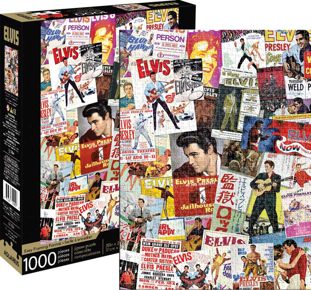 Elvis Movie Poster Collage Famous People
