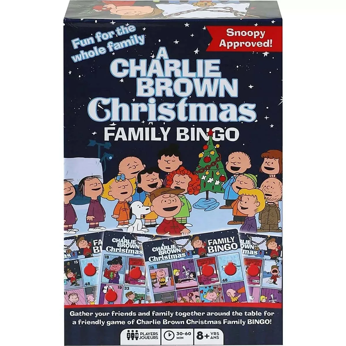 Charlie Brown Christmas Family Bingo